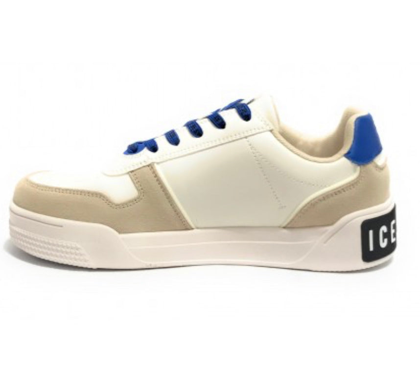 ICE PLAY SNEAKERS WHITE/beige/blue YALE002