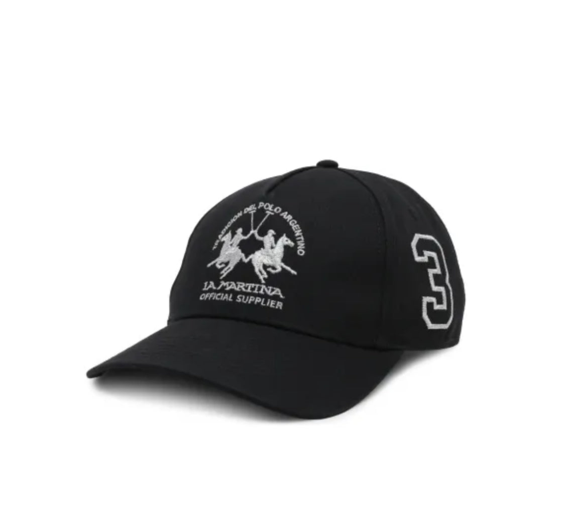 La Martina UNISEX Logo Baseball Cap CCUH61