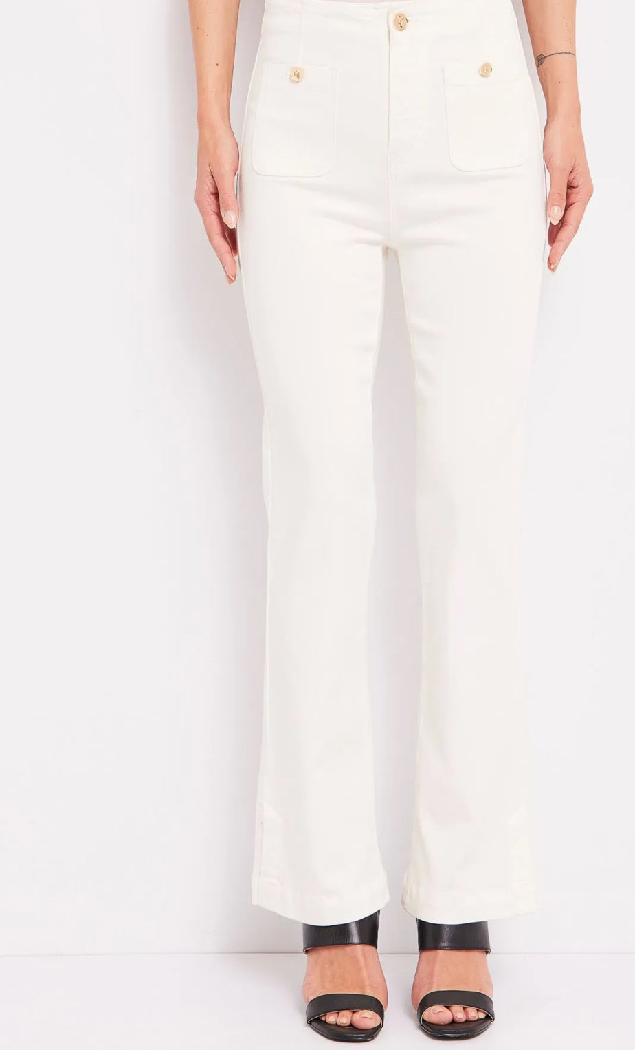 GAUDI CROPPED FLARED TROUSERS 411BD25019