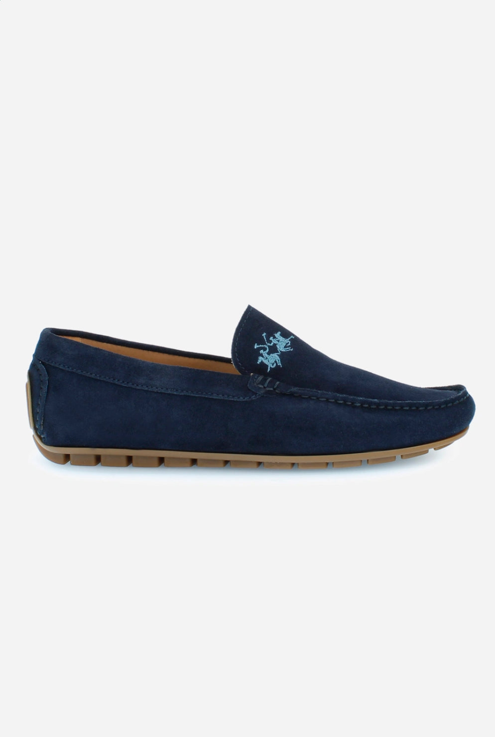 LA MARTINA Men's suede loafers LFM241.091.3200