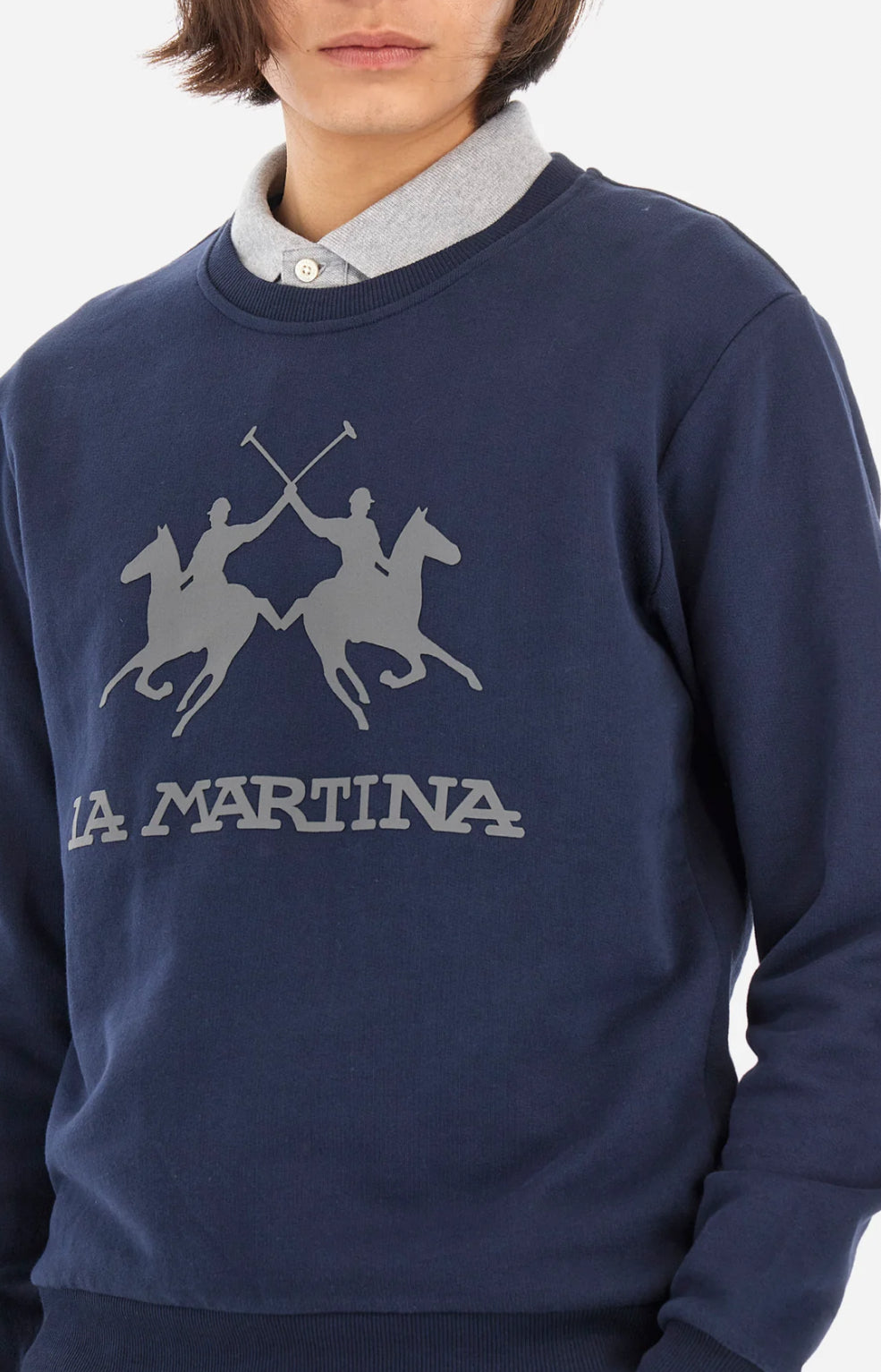 LA MARTINA MEN FLEECE CREW NECK CCMF01