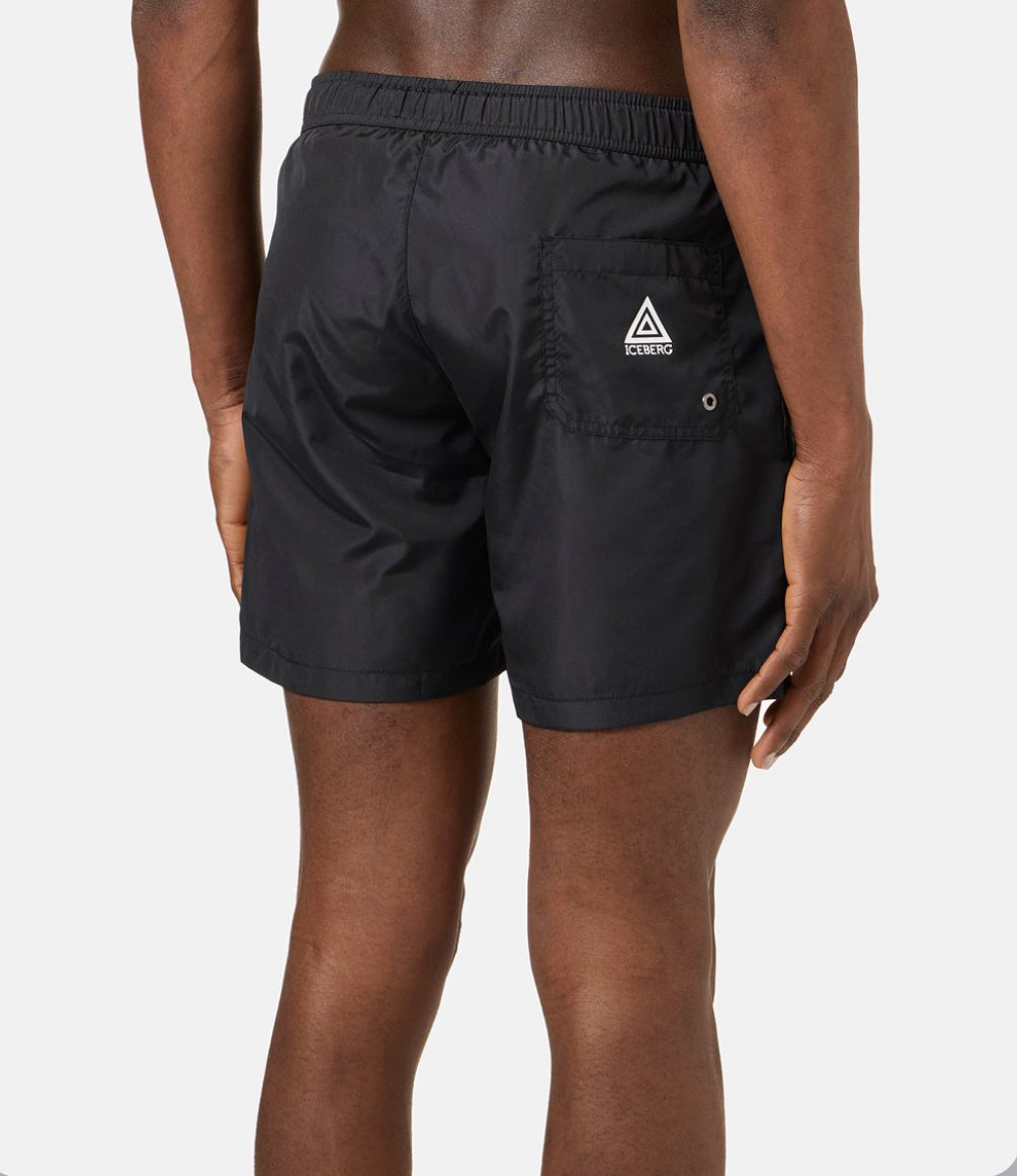 ICEBERG SWIM TRUNKS WITH VERTICAL LOGO ICE4MBM09