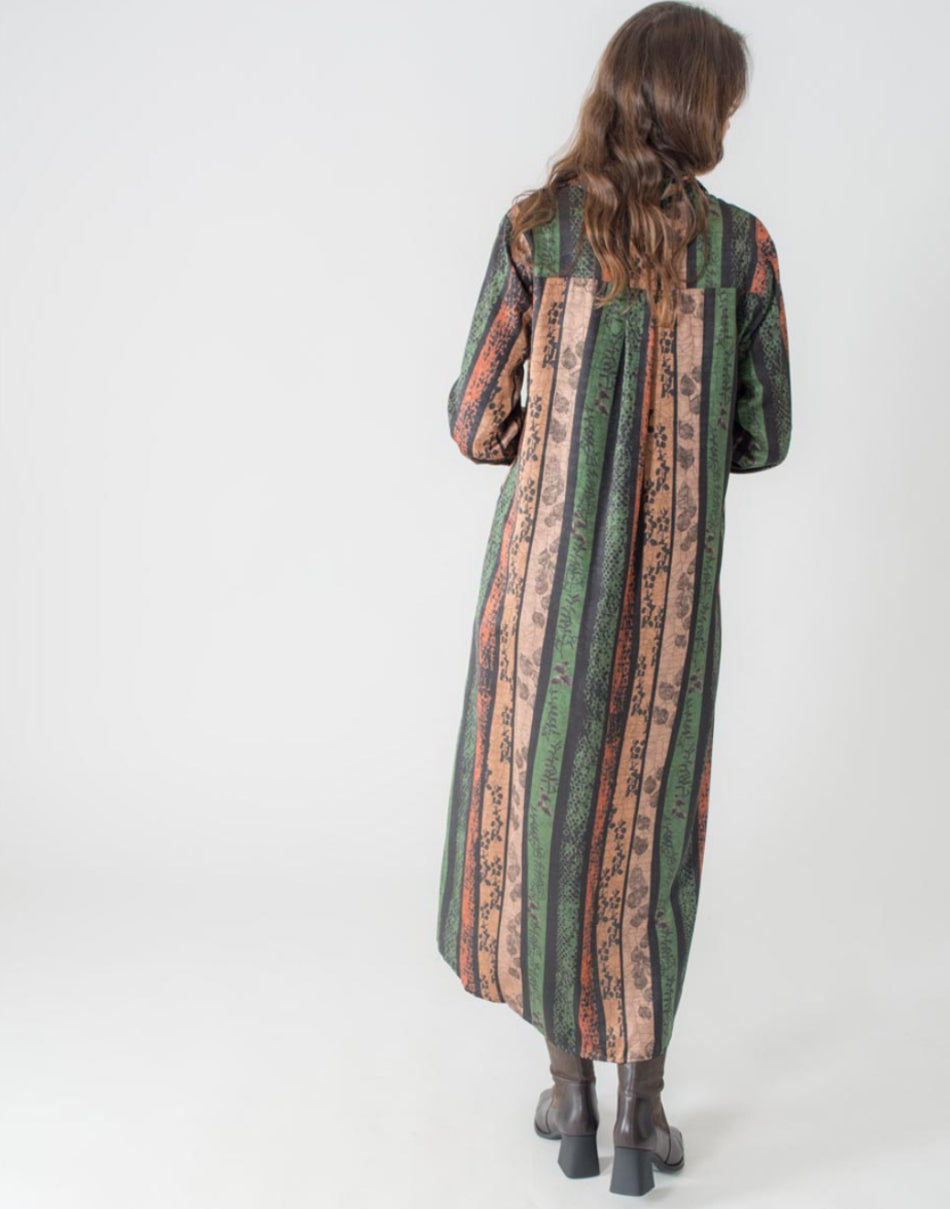 ΑAnonyme forest SIDI long dress A124FD085