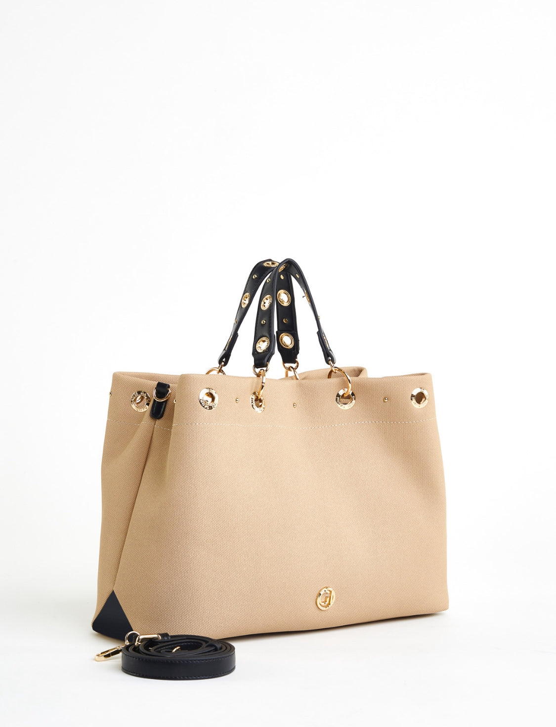 GAUDI CANVAS-EFFECT TOP-HANDLE BAG