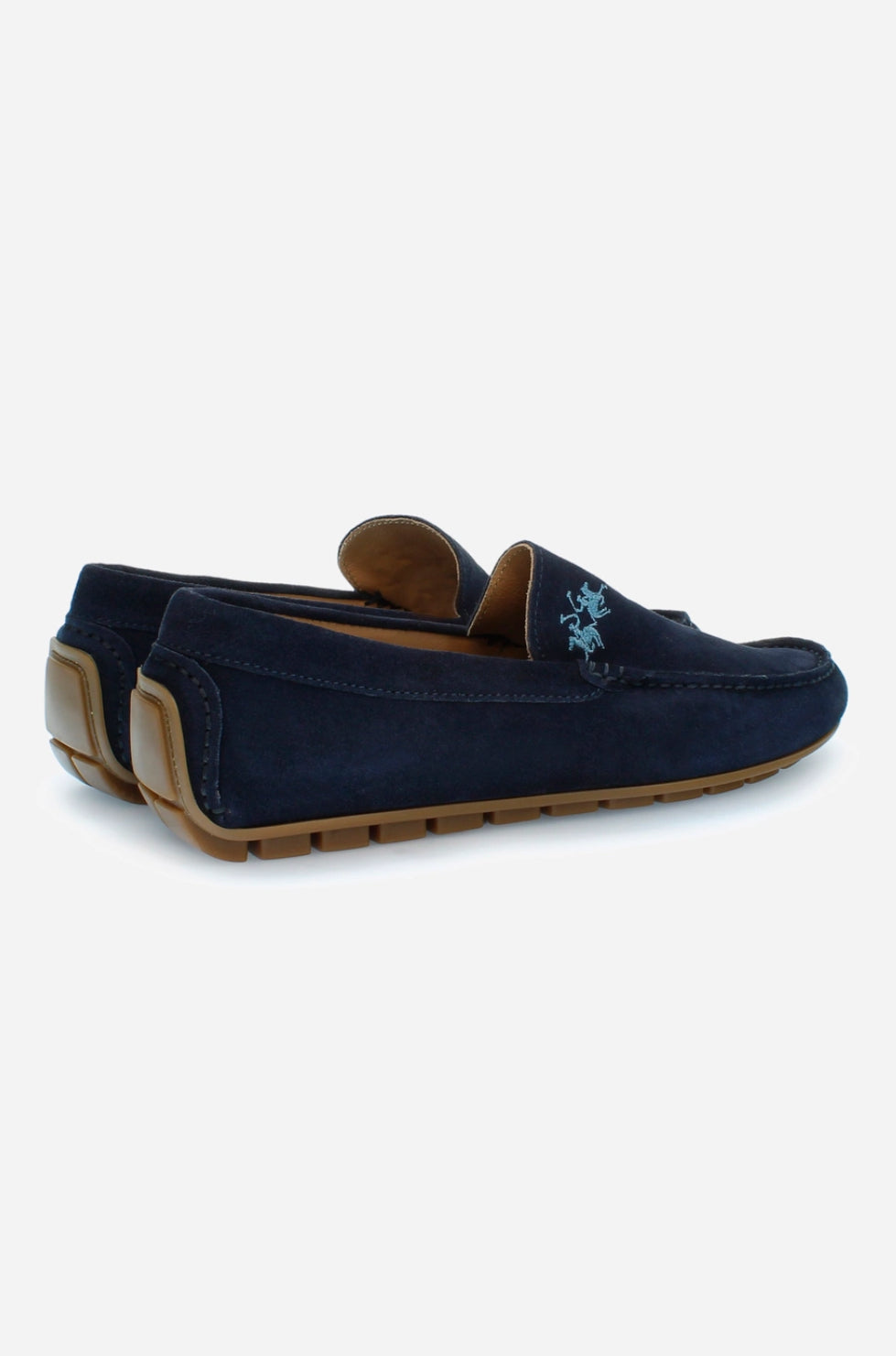 LA MARTINA Men's suede loafers LFM241.091.3200