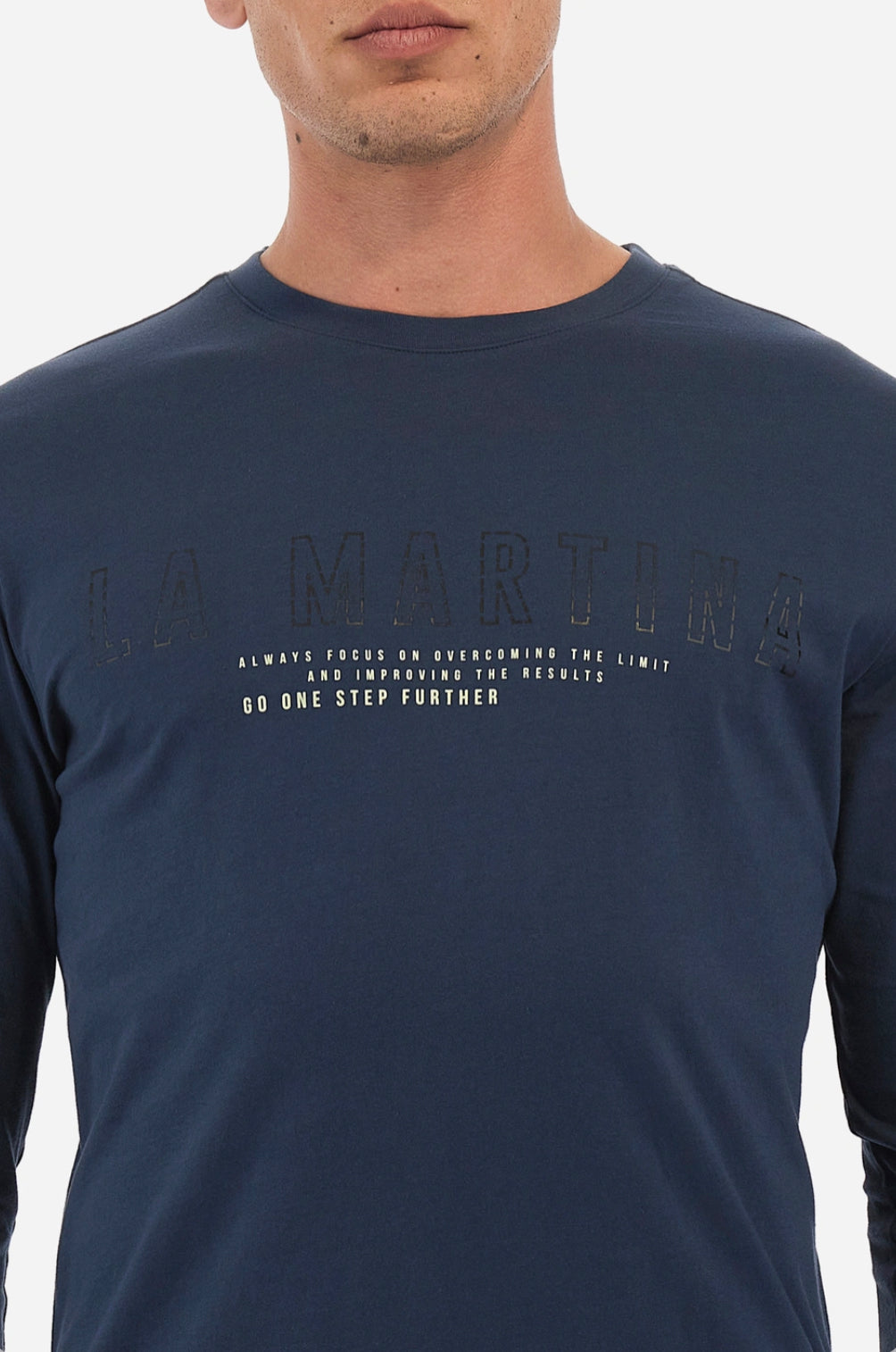 LA MARTINA MAN LONGSLEEVE T-SHIRT JERSEY WMR300