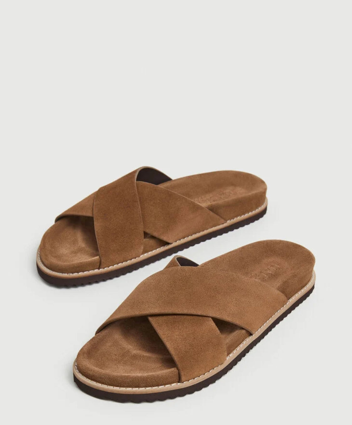 HACKETT MAN SUEDE CROSS SANDALS MIKONOS CROSSING  HMS21382