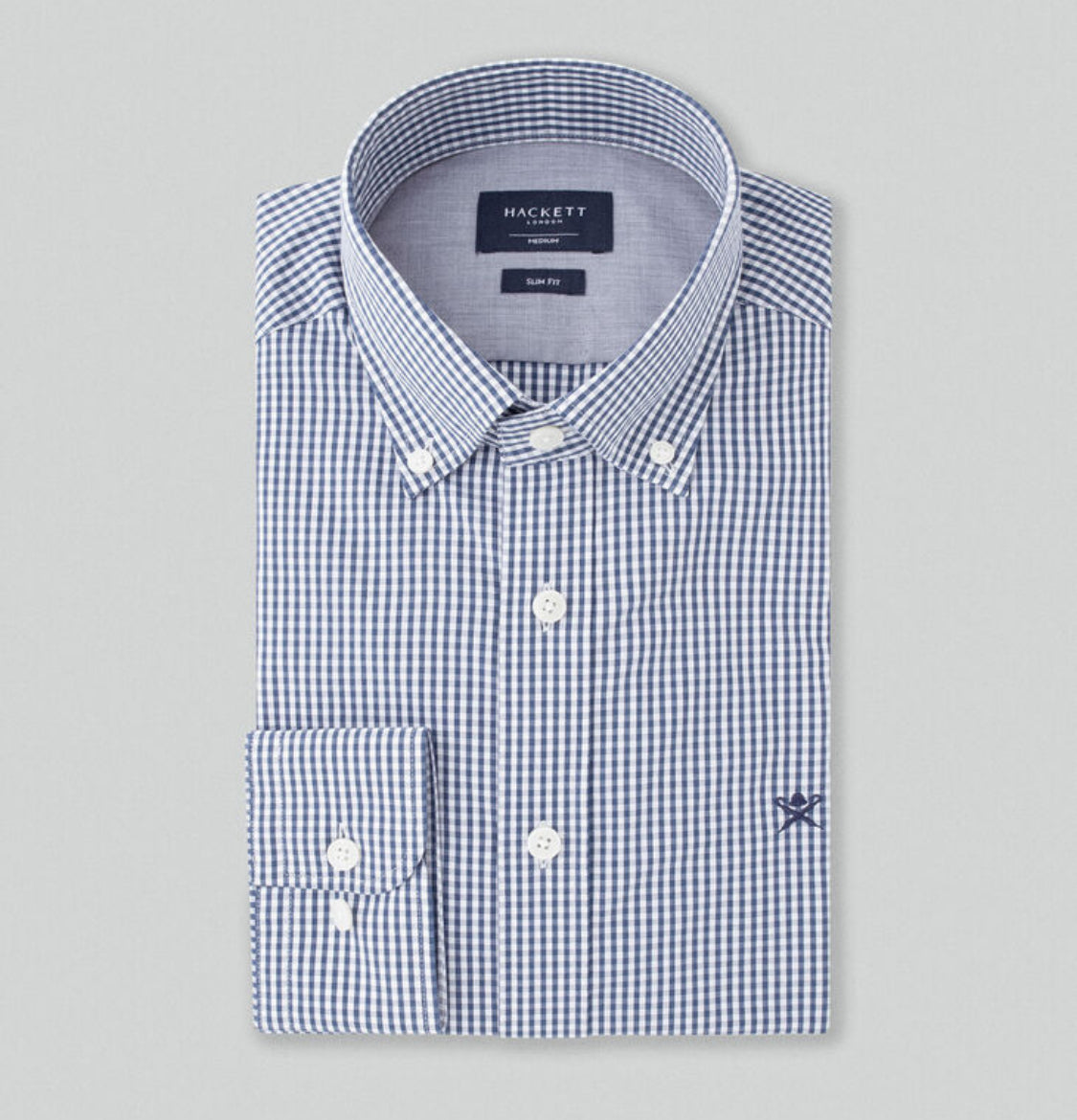 HACKETT MAN GINGHAM SHIRT SLIM FIT HM309602