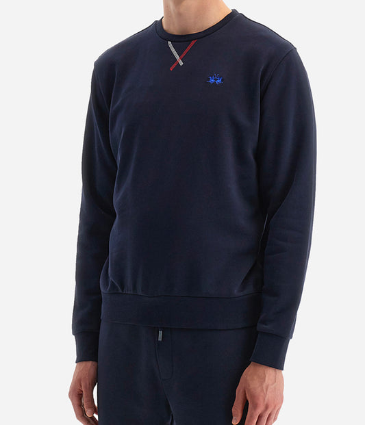 LA MARTINA MAN NECK SWEATSHIRT FLEECE WMF007