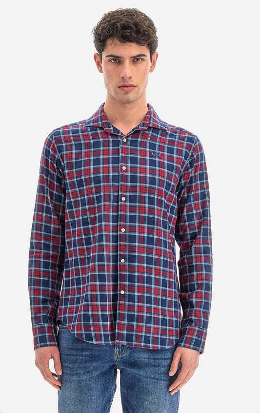 LA MARTINA MAN LONG SLEEVES CHECKED SHIRT WMC030