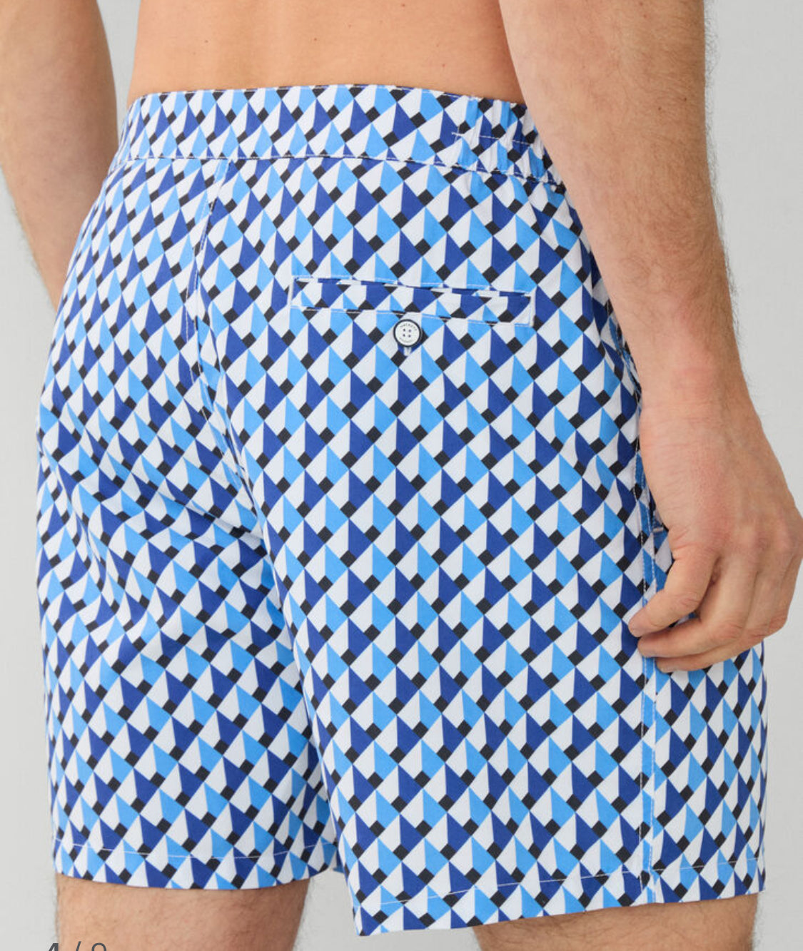 HACKETT MAN 3D CUBE SWIM SHORTS HMB10045