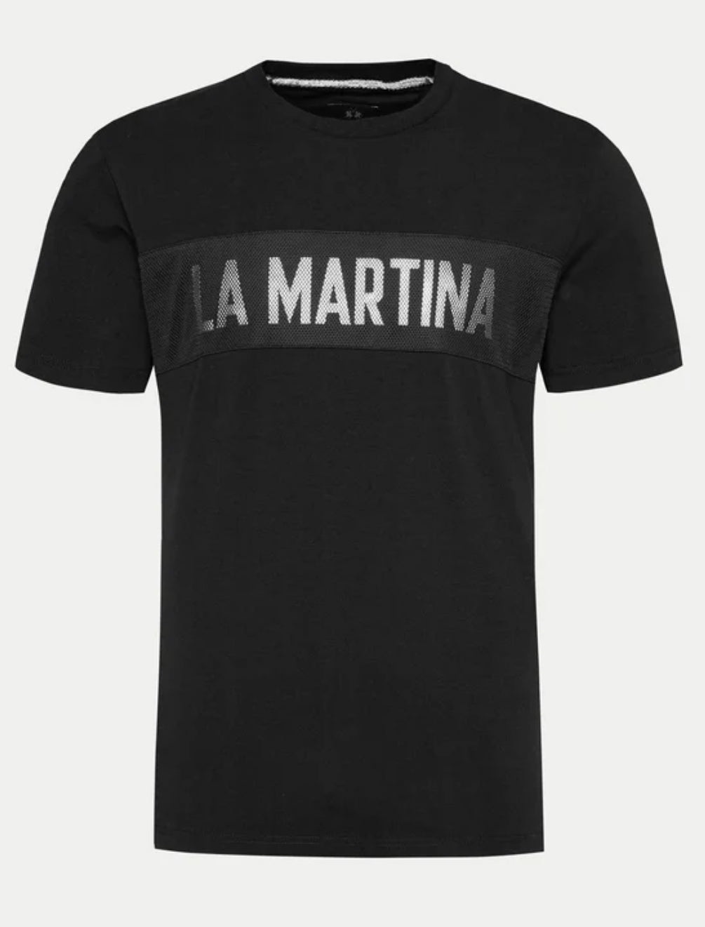 LA MARTINA MAN Regular-fit polo shirt in elasticated cotton YMR305