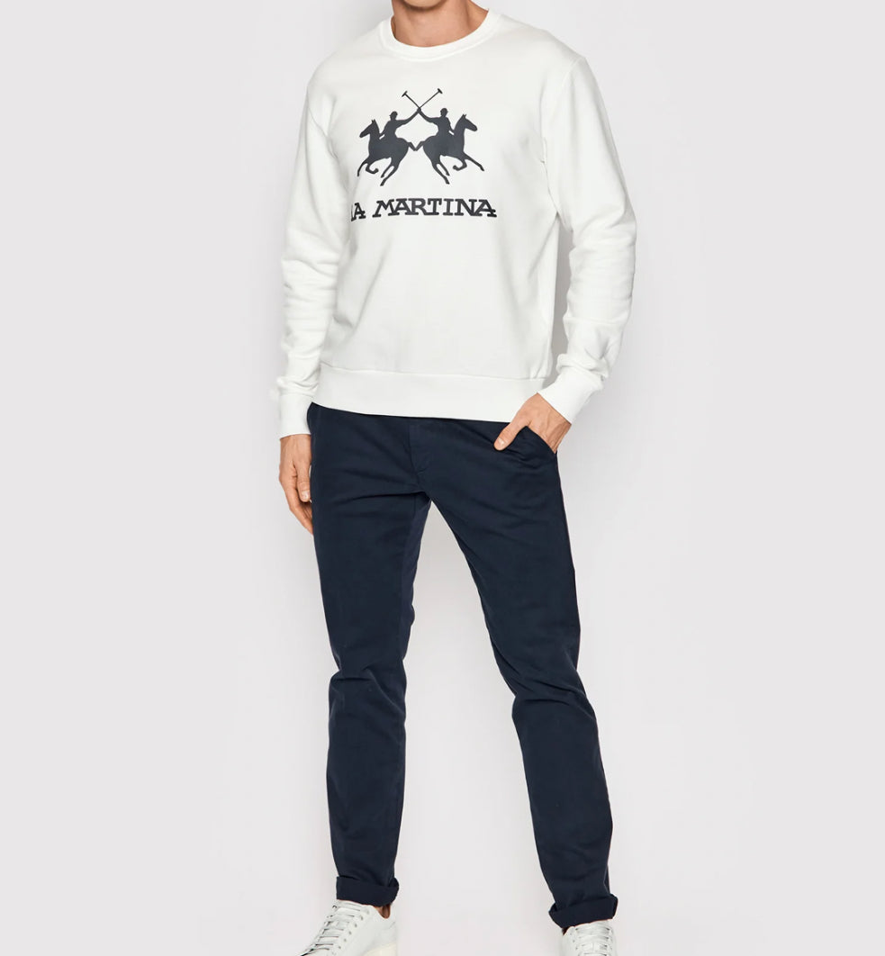 LA MARTINA MEN BASIC FLEECE CREW NECK CCMF01