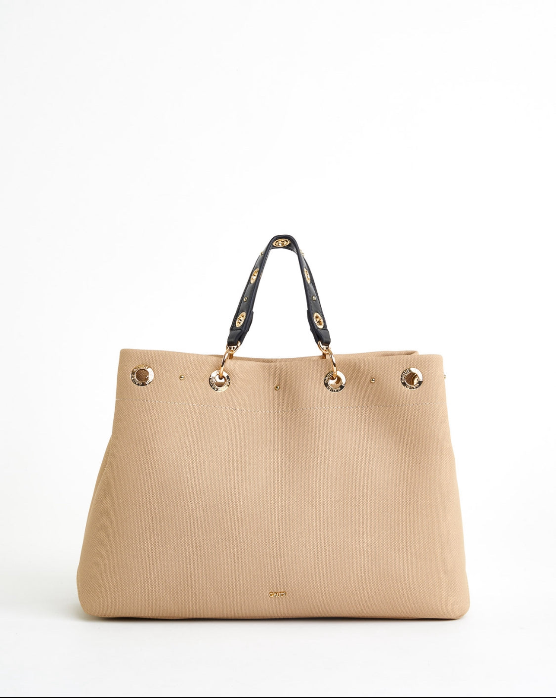 GAUDI CANVAS-EFFECT TOP-HANDLE BAG