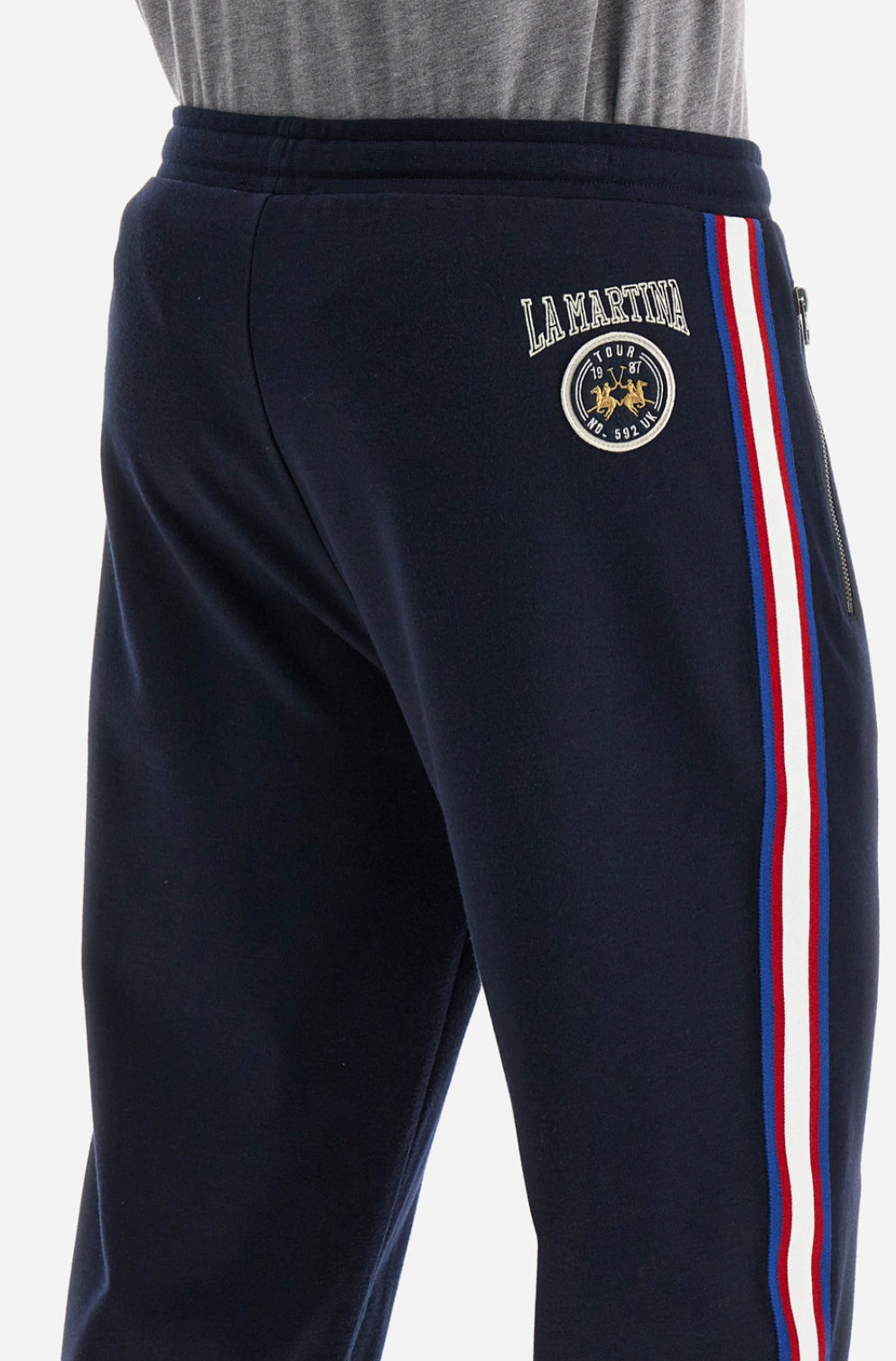 LA MARTINA MAN JOGGING TROUSER INTRELOCK FLEECE WMT300