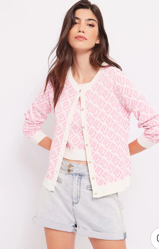 GAUDI JACQUARD CARDIGAN 411BD53022