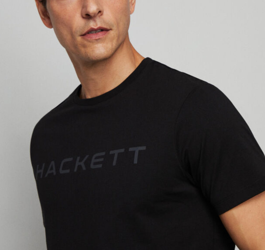 HACKETT MAN SPORT CLASSIC FIT T-SHIRT HM500713 Black