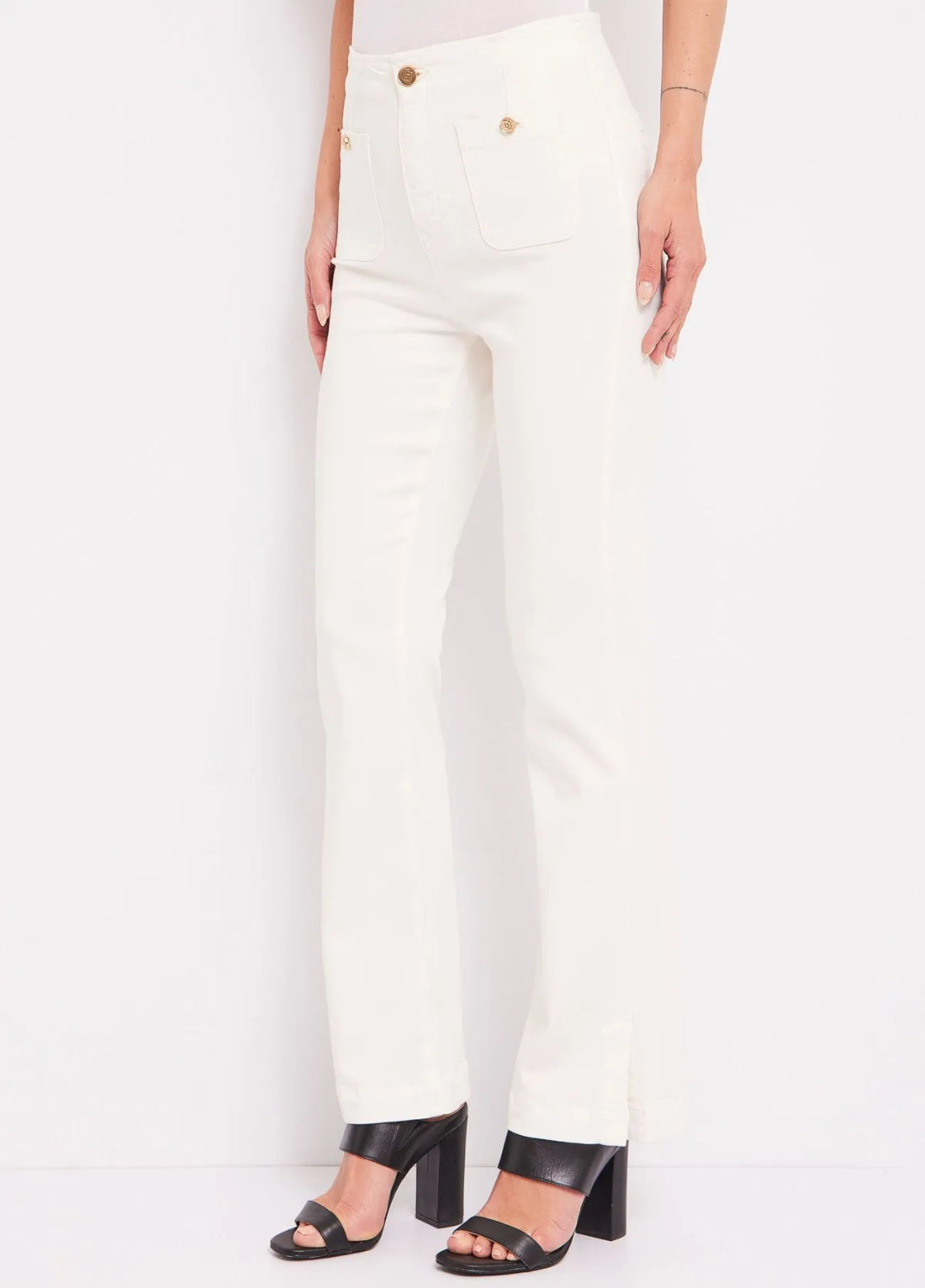 GAUDI CROPPED FLARED TROUSERS 411BD25019