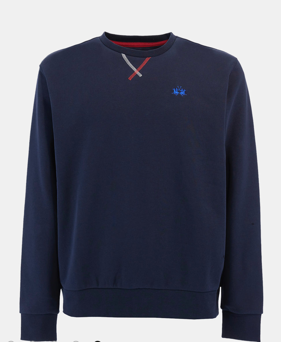 LA MARTINA MAN NECK SWEATSHIRT FLEECE WMF007