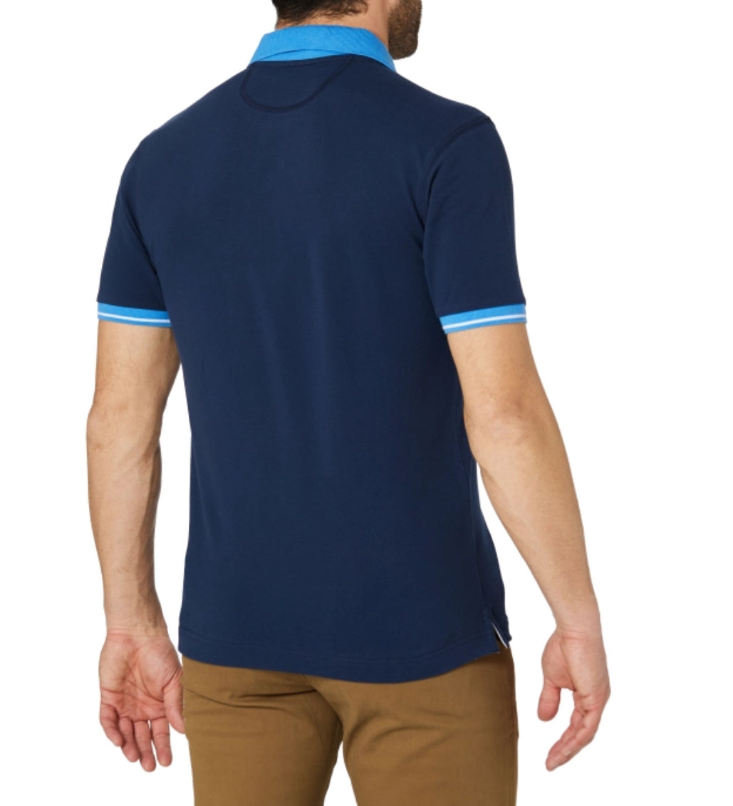 LA MARTINA MAN POLO SHIRT IN ELASTICATED COTTON YMP005