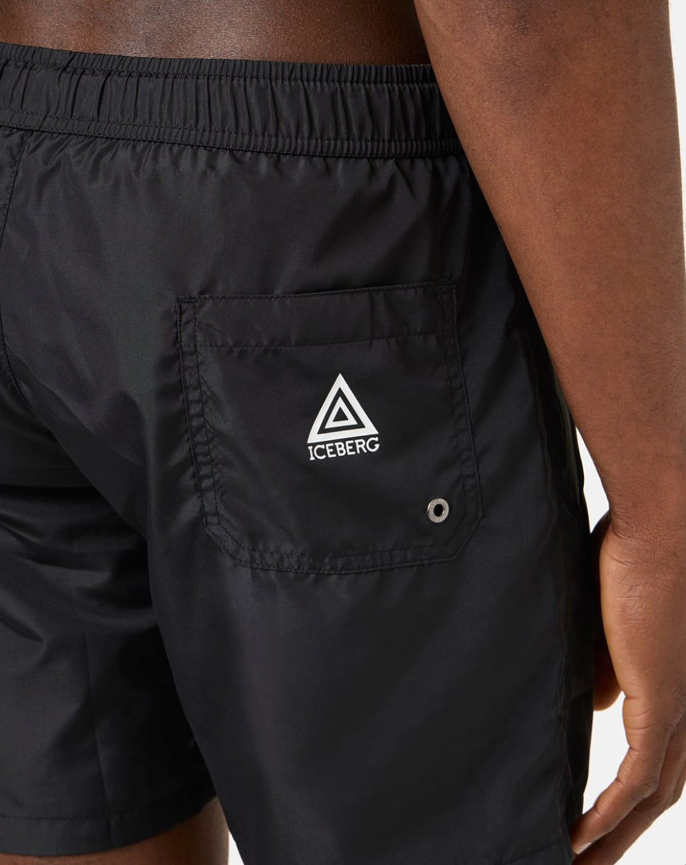 ICEBERG SWIM TRUNKS WITH VERTICAL LOGO ICE4MBM09