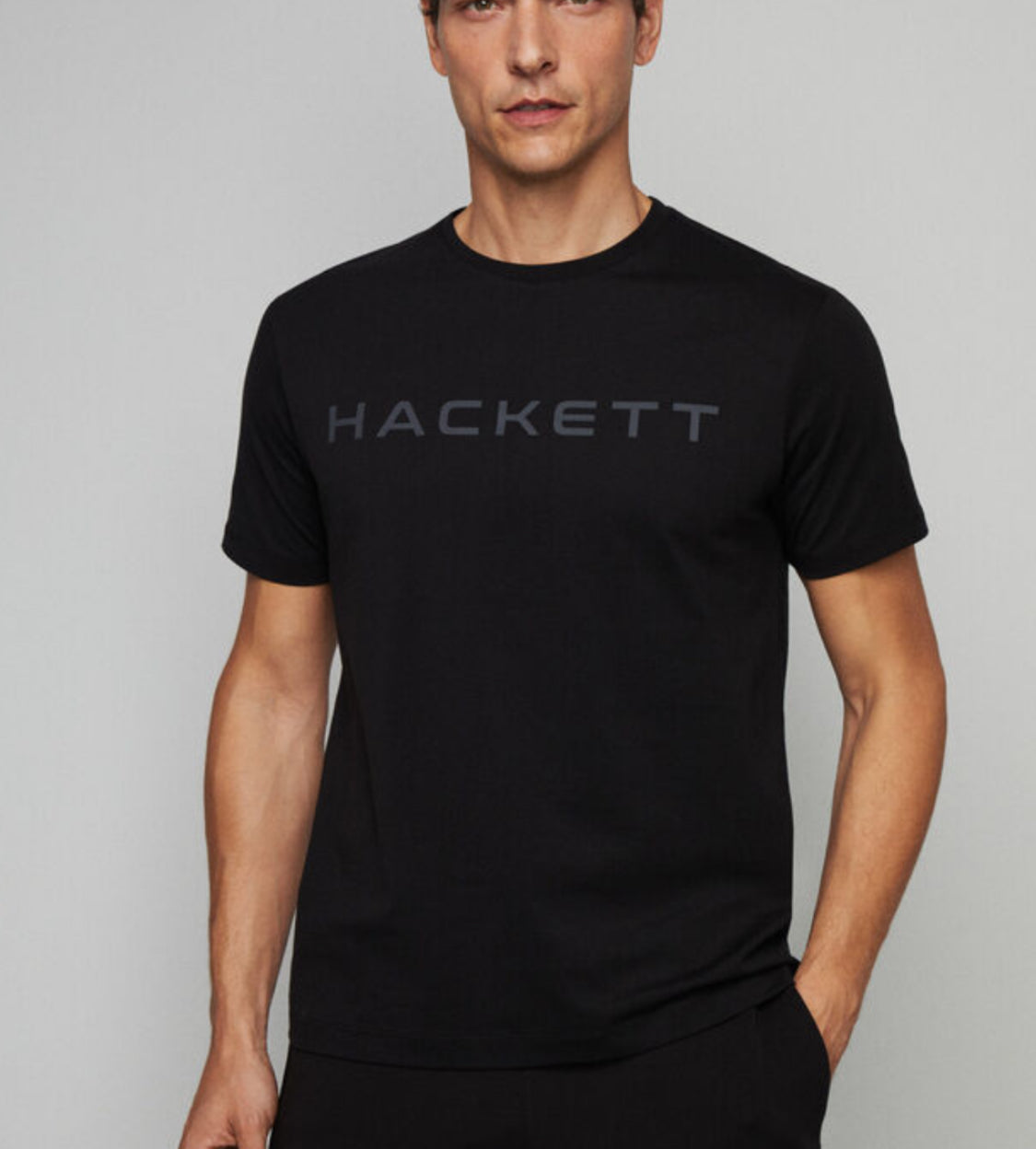 HACKETT MAN SPORT CLASSIC FIT T-SHIRT HM500713 Black