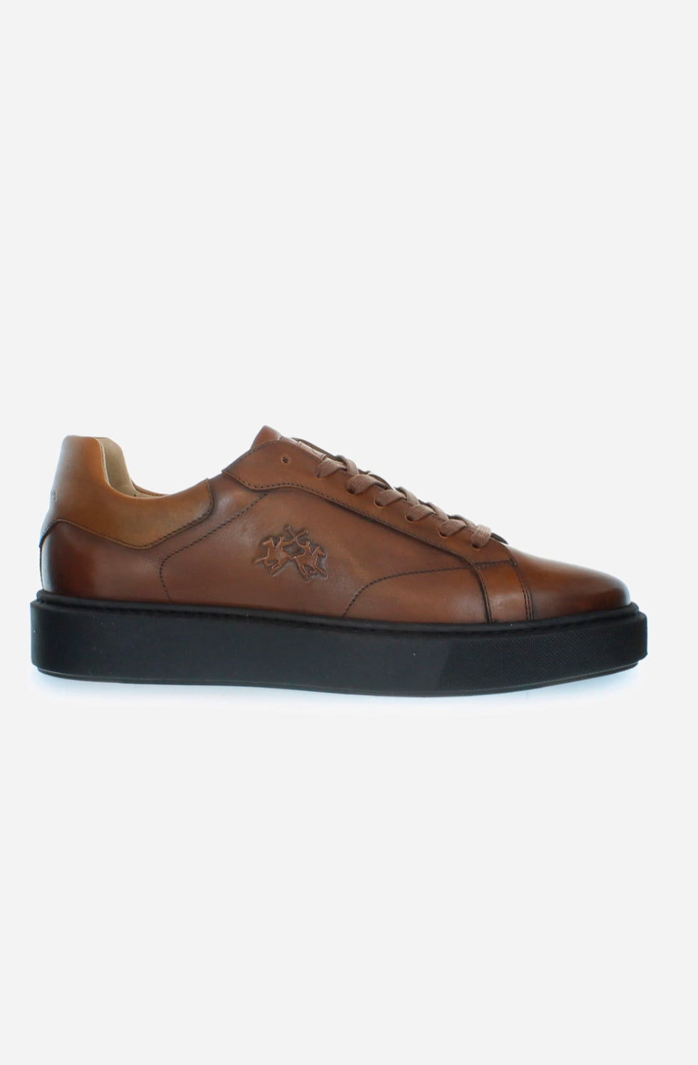 LA MARTINA MEN LEATHER VEGETABLE CALFSKIN SNEAKERS LFM232.001.3110