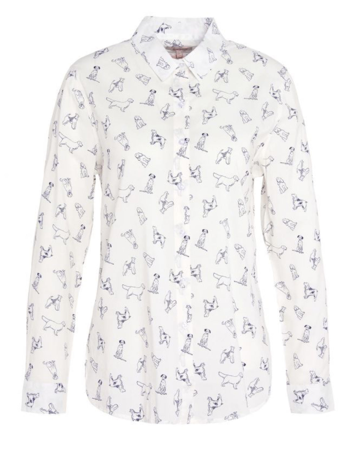 BARBOUR WOMAN SAFARI SHIRT LSH1357 DOG PRINT