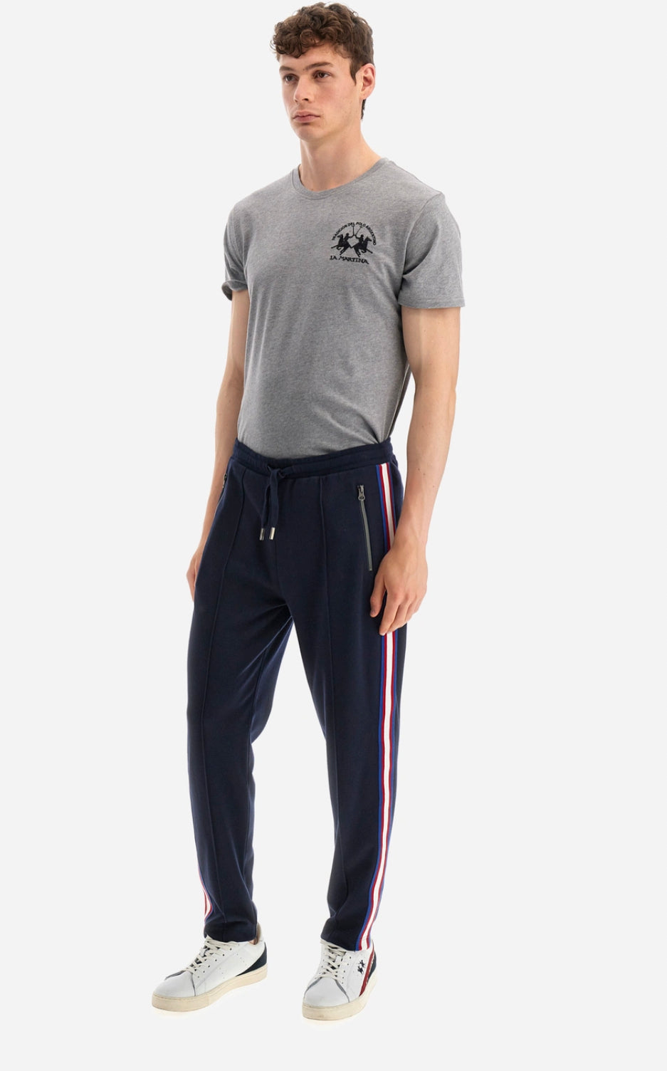 LA MARTINA MAN JOGGING TROUSER INTRELOCK FLEECE WMT300