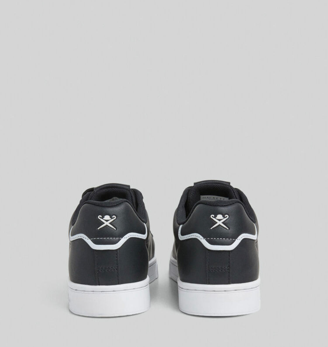 HACKETT HMS21333 MICROPERFORATED LEATHER TRAINERS