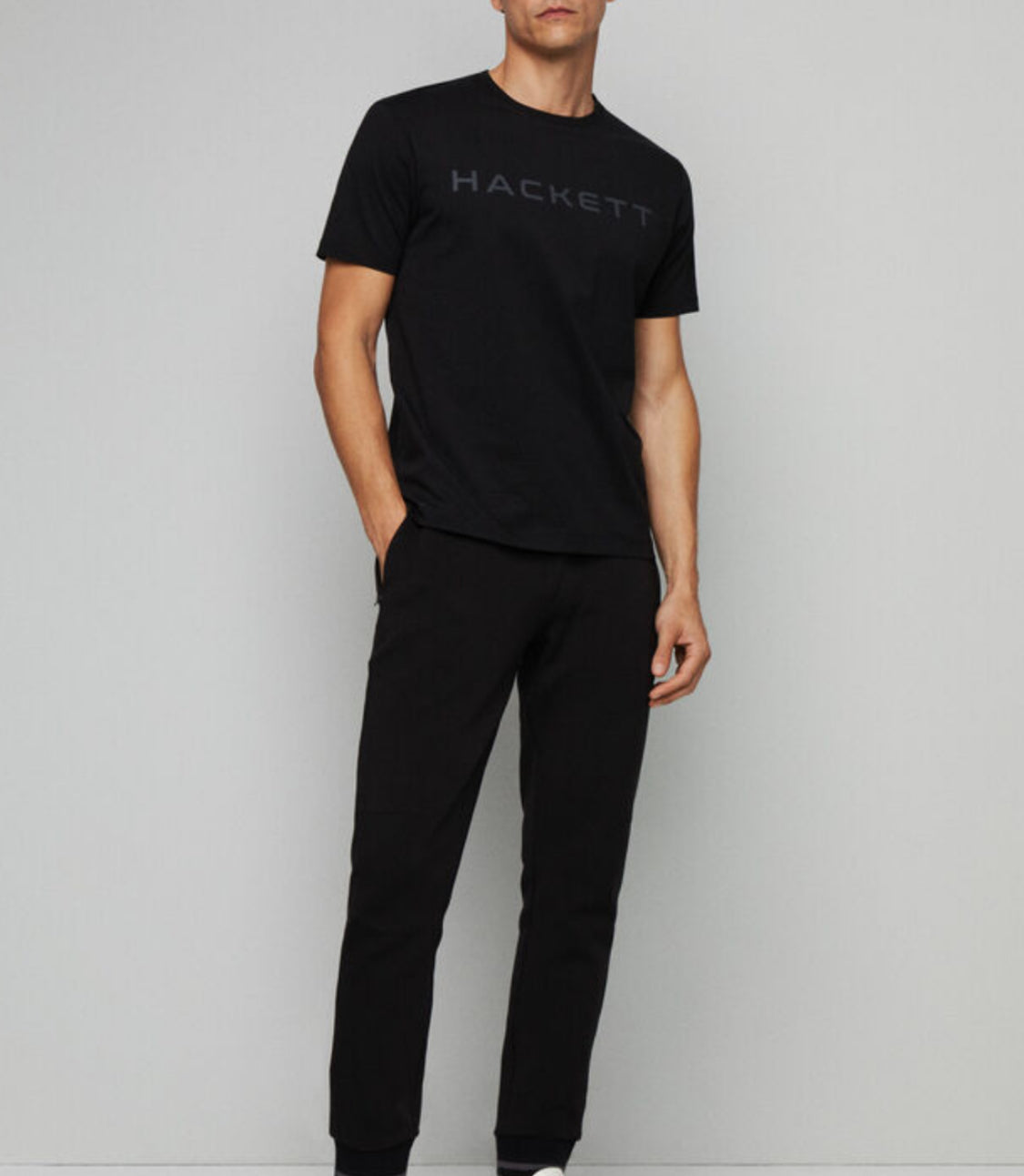 HACKETT MAN SPORT CLASSIC FIT T-SHIRT HM500713 Black