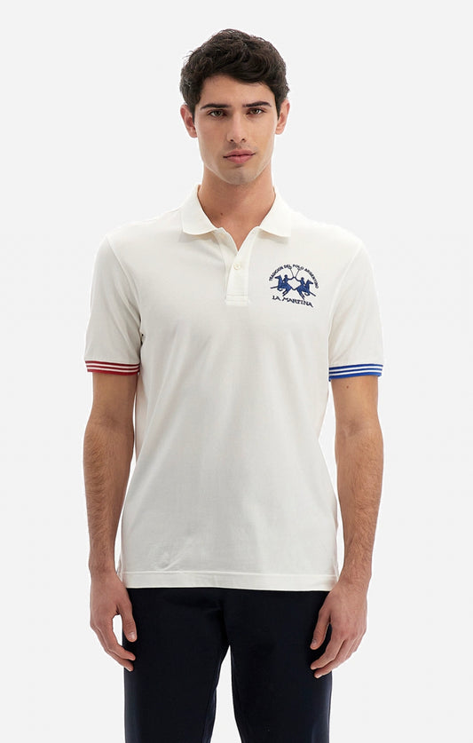 LA MARTINA MAN POLO PIQUET STRETCH WMP009