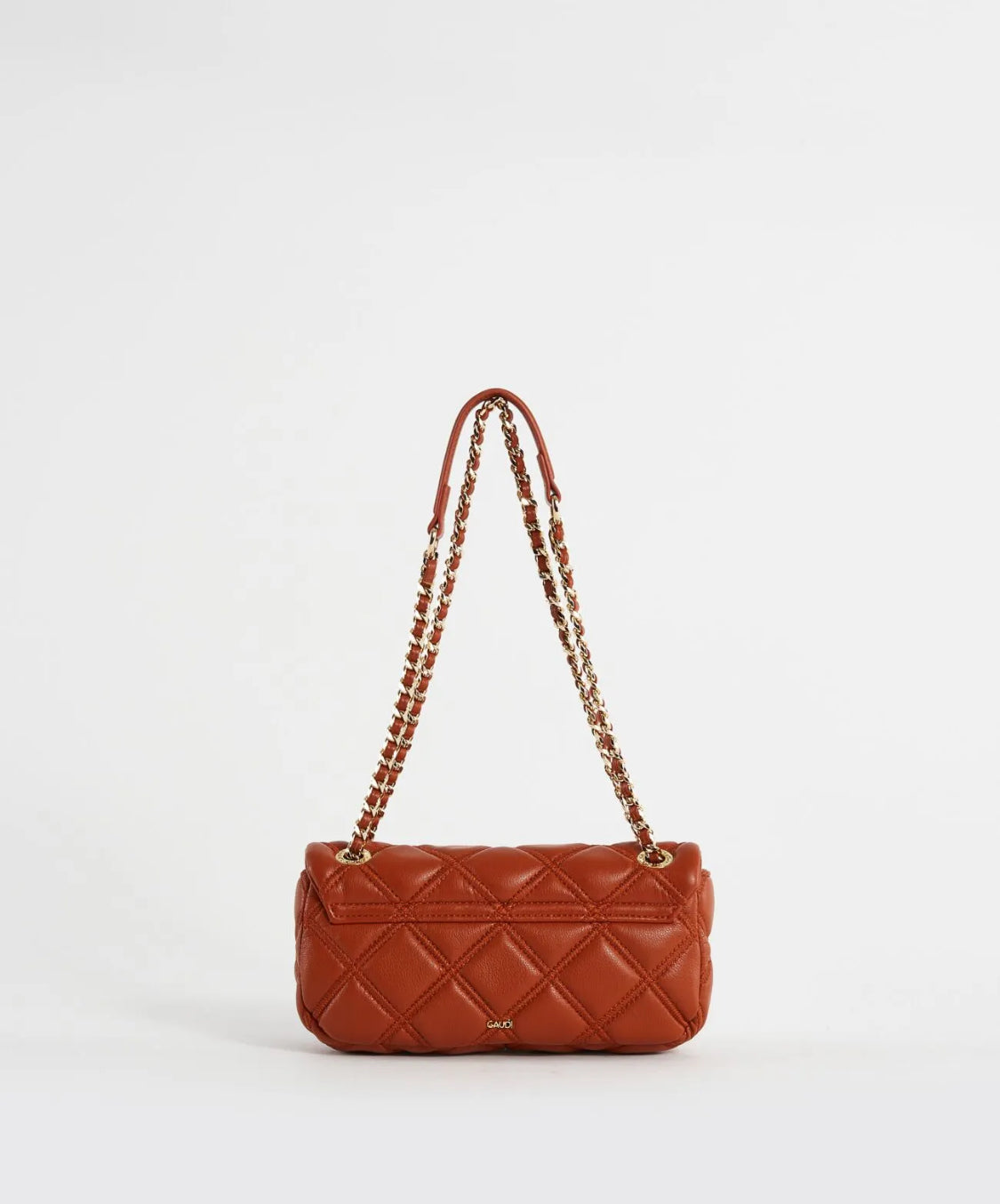 Gaudi Orange quilted shoulder bag V4AI-11832