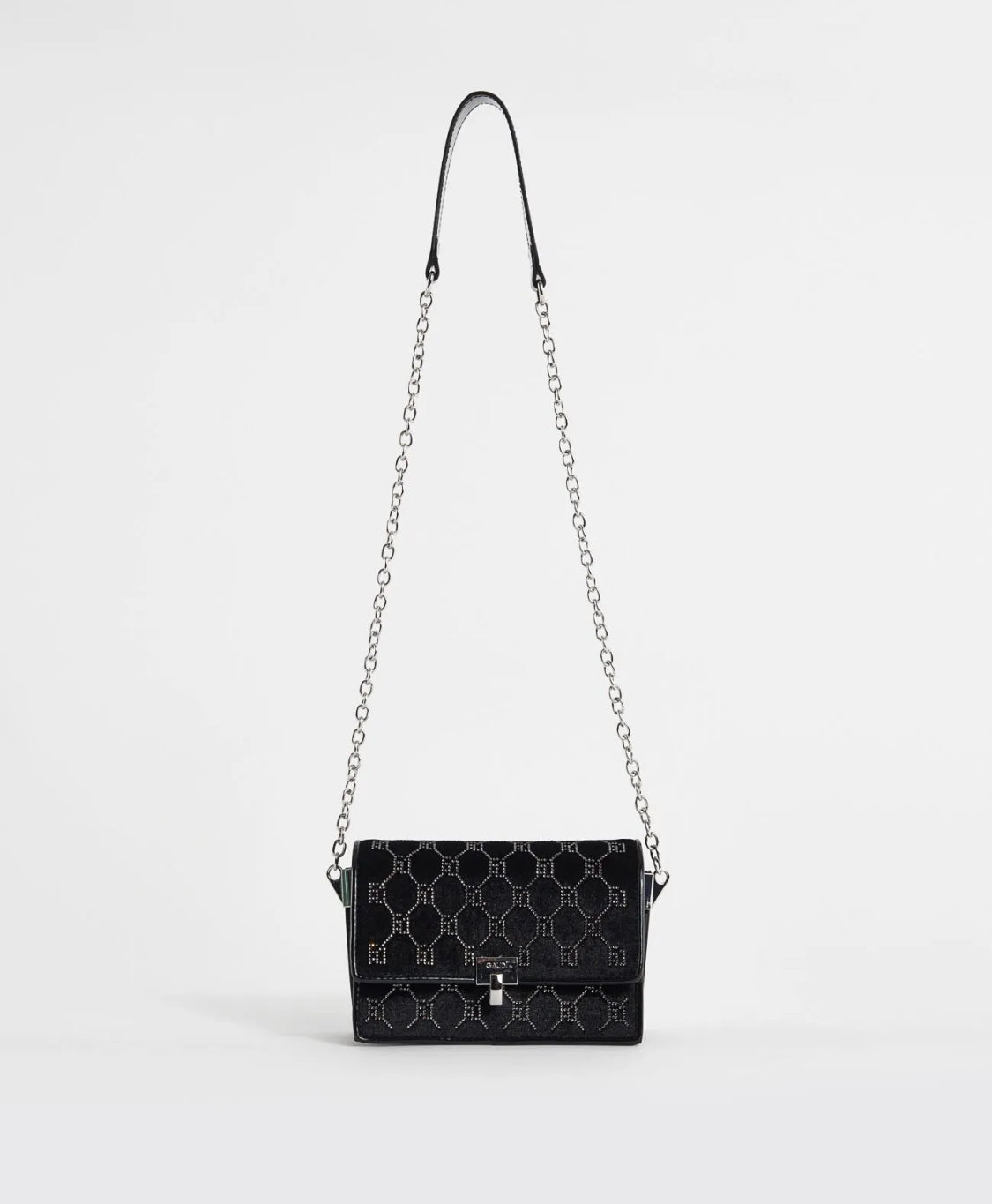 GAUDI BLACK VELVET crossbody bag V4A