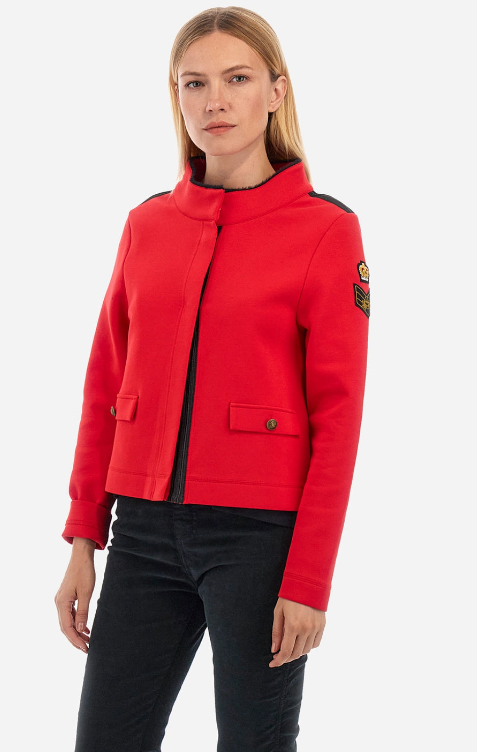 LA MARTINA WOMAN SWEATSHIRT JACKET WWFE01