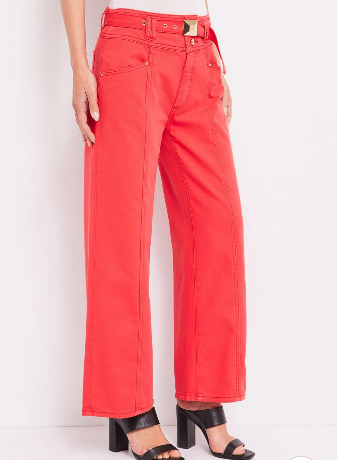 GAUDI CROPPED WIDE-LEG TROUSERS 411BD25026