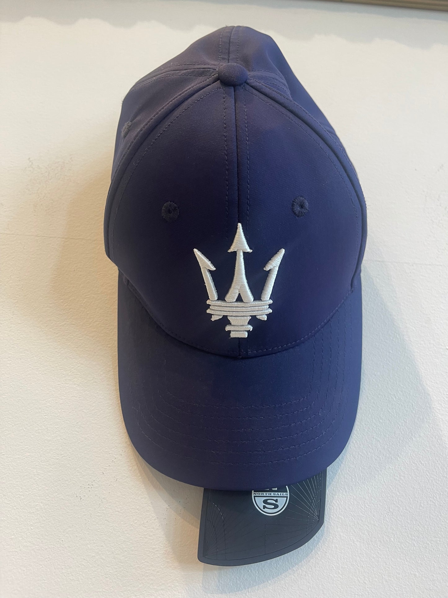 MASERATI BASEBALL CAP WITH TRIDENT NAVY BLUE 457003