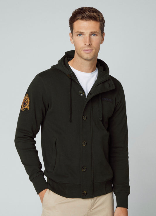 HACKETT HERITAGE FULL ZIP HOODY FLEECE  HM581171