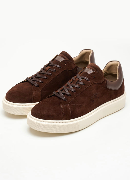 LA MARTINA SHOES MAN LFM232.001.3210              SUEDE LEATHER SNEAKERS