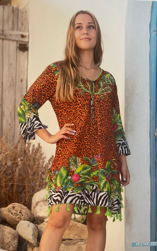 Isla Bonita Kaftan dress