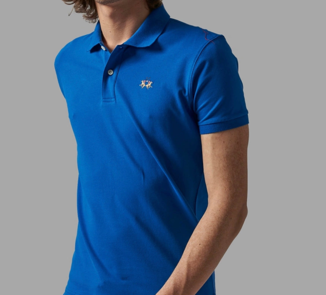 La Martina man Polo T-shirt carry over CCMP02