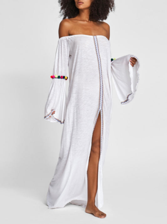 Pitusa White Beachwear Dress