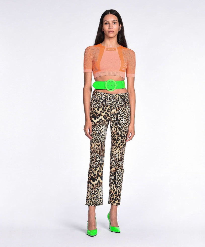 Just Cavalli Trouser Animal Print S02LA0203