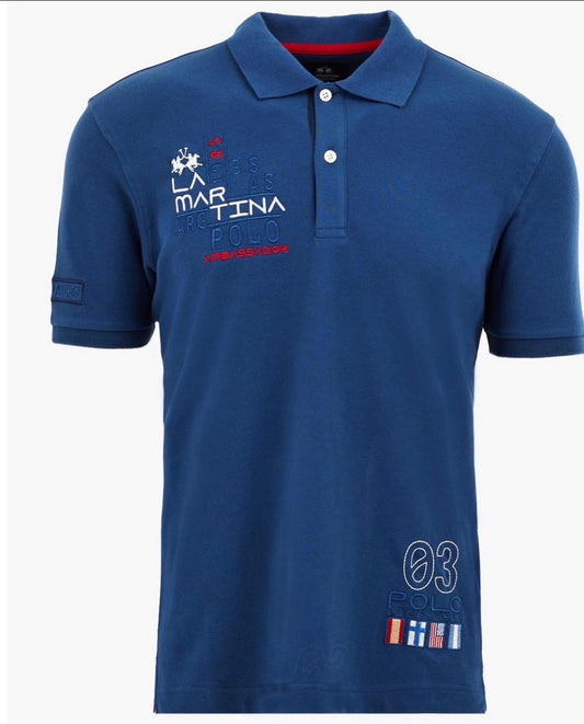 La Martina man Polo T-Shirt TMP330 REGULAR FIT