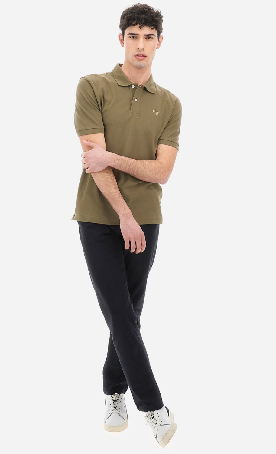 La Martina man Polo T-shirt carry over CCMP02