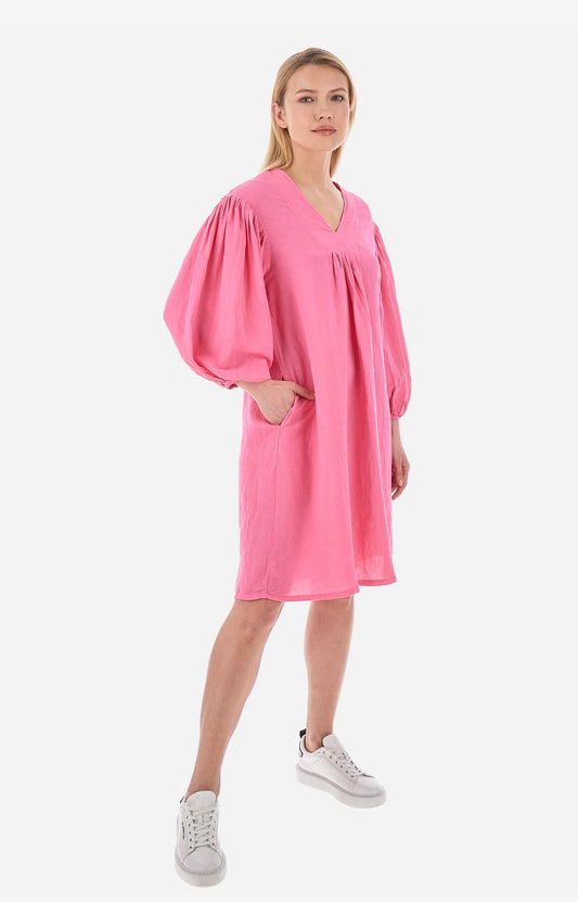 LA MARTINA WOMAN Linen dress VWD003