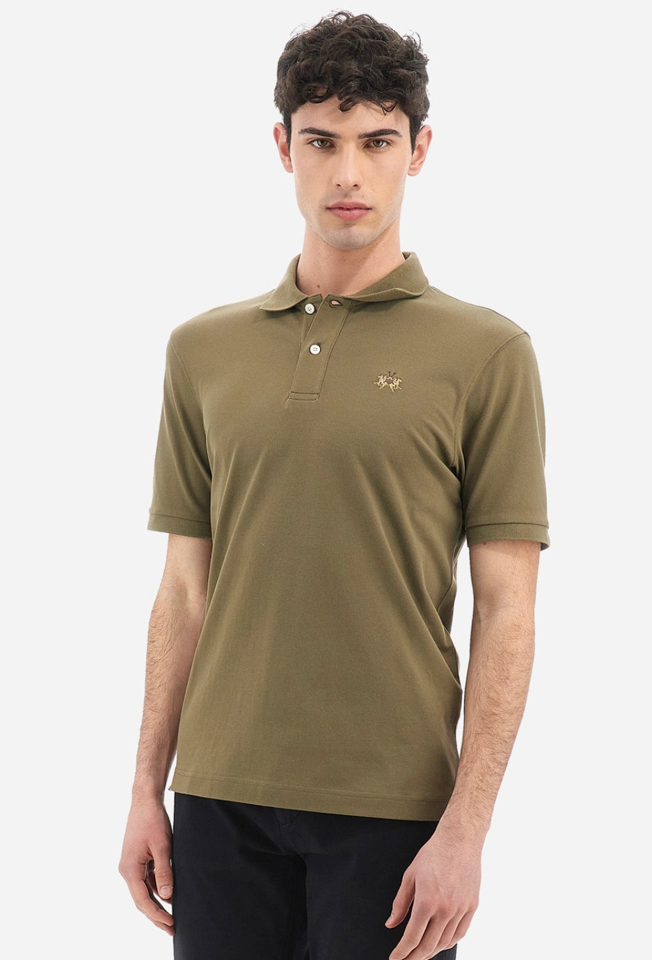 La Martina man Polo T-shirt carry over CCMP02