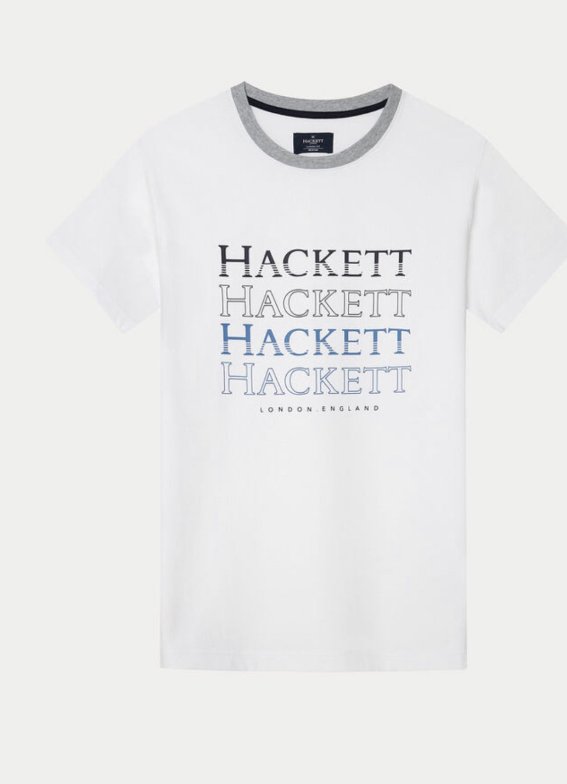 Hackett Round Neck T Shirt classic fit HM500541 paraSUERTE