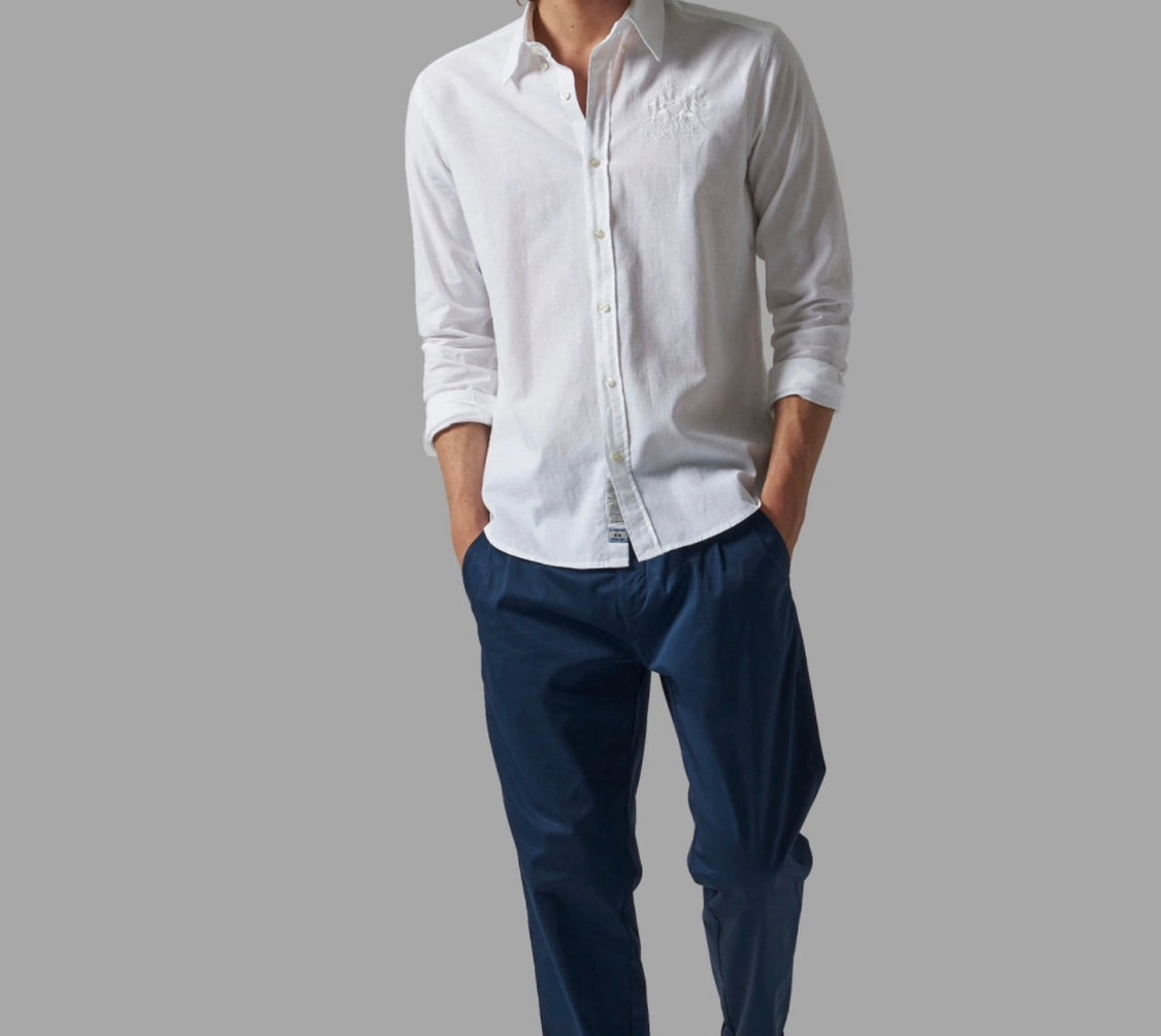 LA MARTINA MAN LINEN SHIRT YMC004