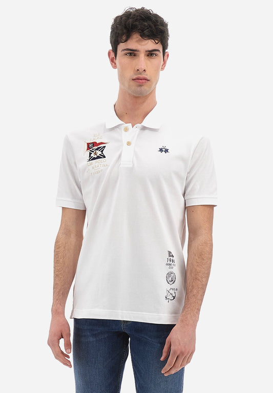 La Martina man Polo T-Shirt Piquet VMP330